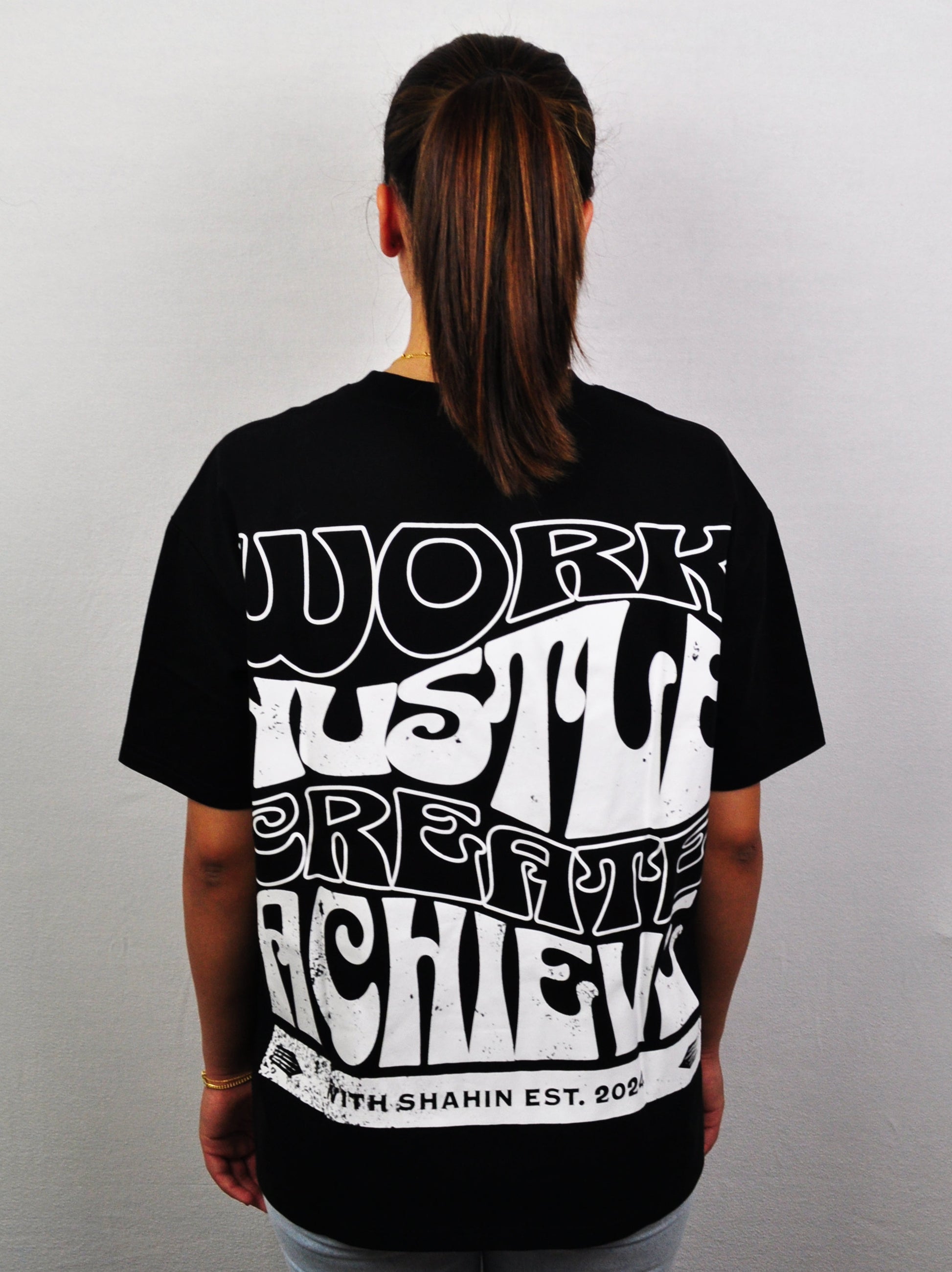Hustler Tee Black