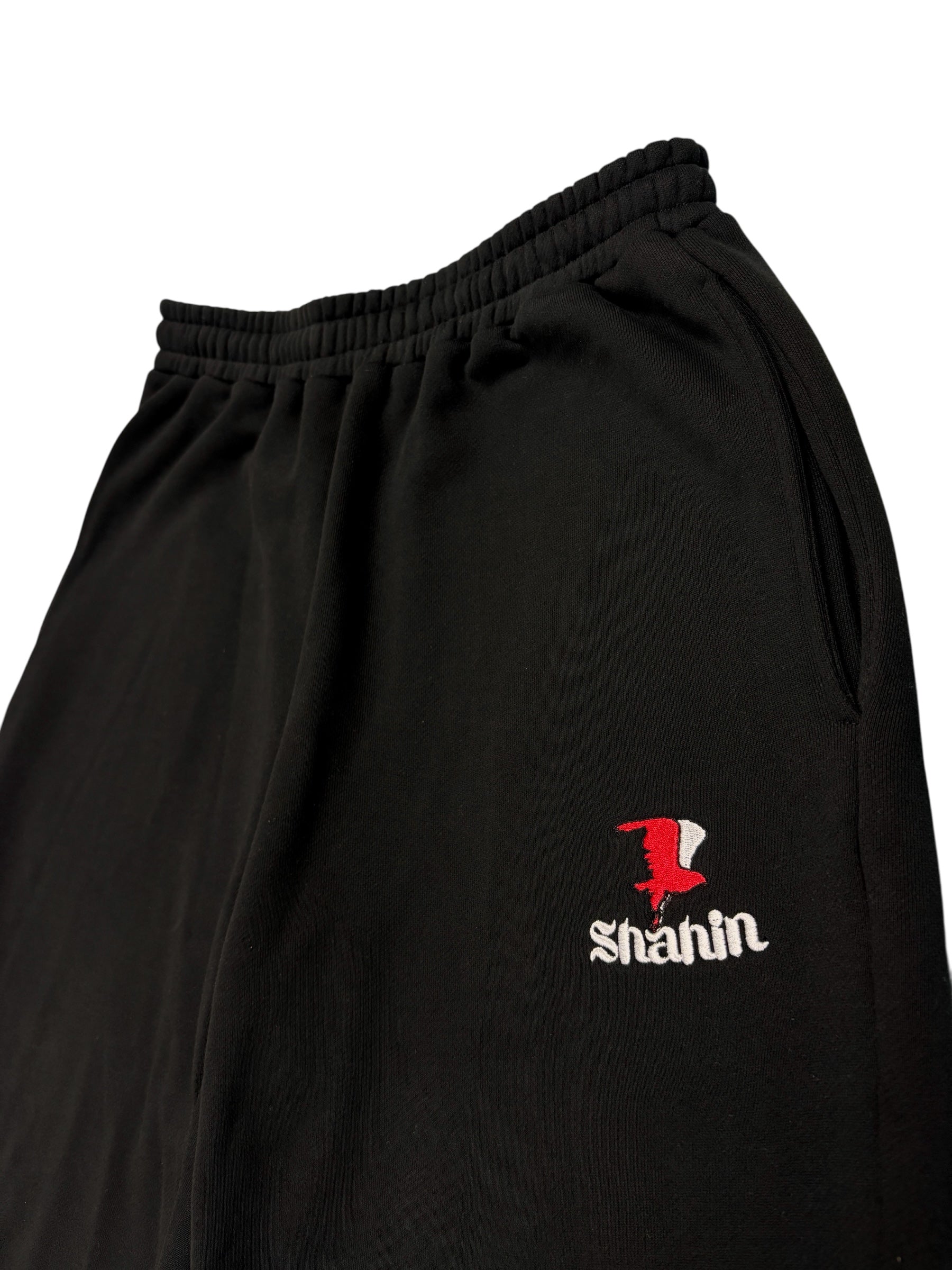 OPEN LEG JOGGER BLACK