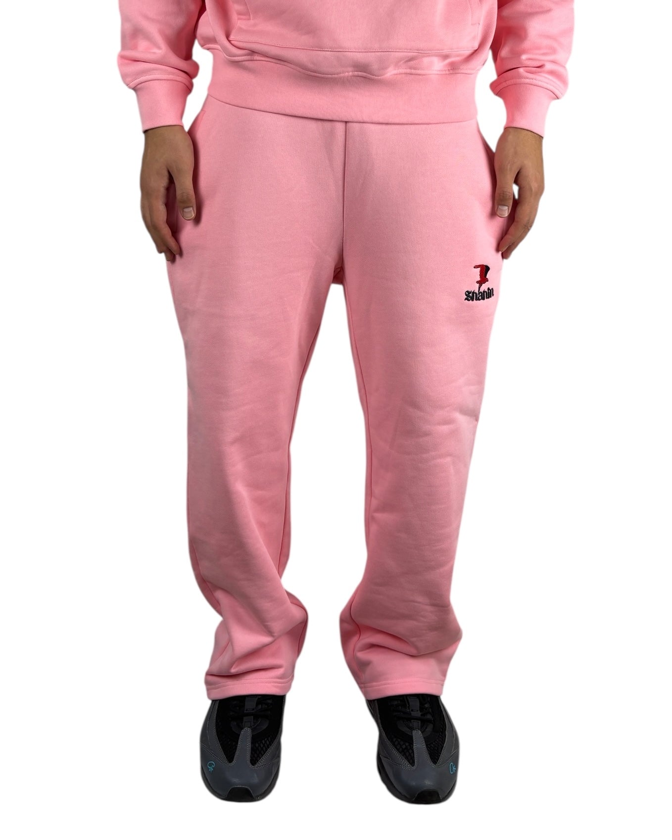 OPEN LEG JOGGER PINK